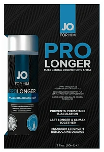 Спрей-пролонгатор JO Prolonger с бензокаином, 60 мл